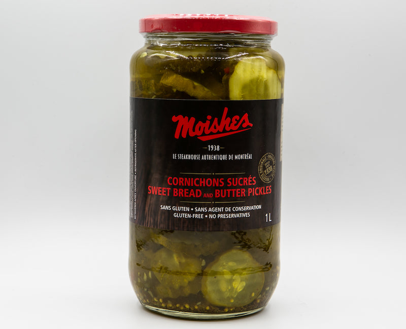 Moishes Bread and Butter Pickles