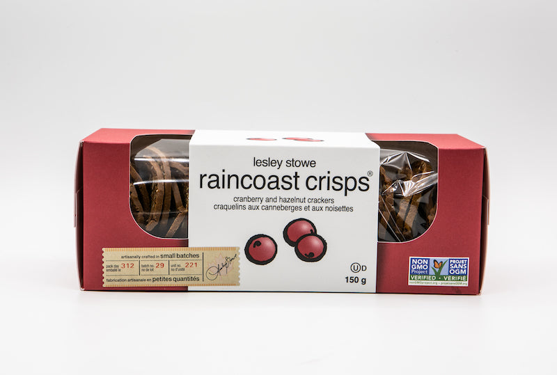 Raincoast Cranberry Hazelnut Crackers