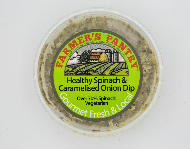 Healthy Spinach and Caramelized Onion Dip